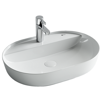 Раковина накладная 61см Ceramica Nova Modo CN2004 белый