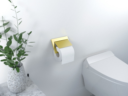 Держатель туалетной бумаги Timo Petruma 15242/17 золото матовое