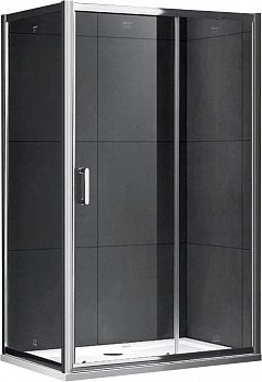 Душевой угол GEMY Victoria 150x90x190 профиль хром, стекло прозрачное