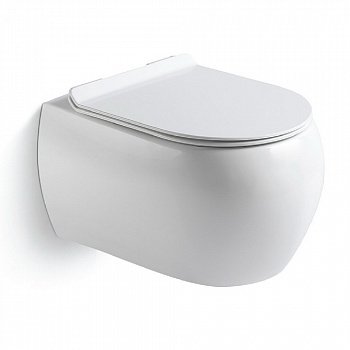 Унитаз подвесной Black&White Universe 727W00 белый