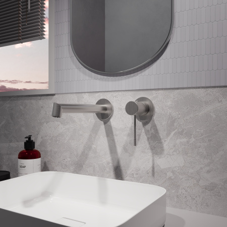 Смеситель для раковины Vincea Desire VBFW-1D1BN брашированный никель