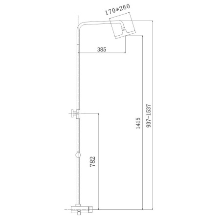 Душевая система Haiba HB2419, белый