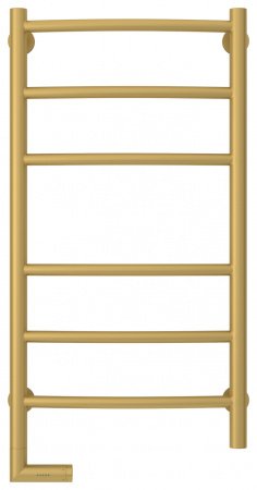 Полотенцесушитель электрический Сунержа Галант 2.0 80х40 золото матовое, подключение правое