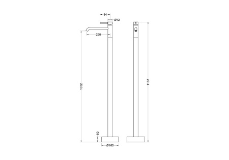 Смеситель для раковины Aquatek Европа AQ1309CR хром