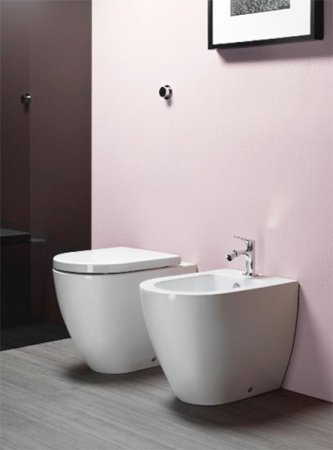 Биде напольное GSI Pura 8869111 белый