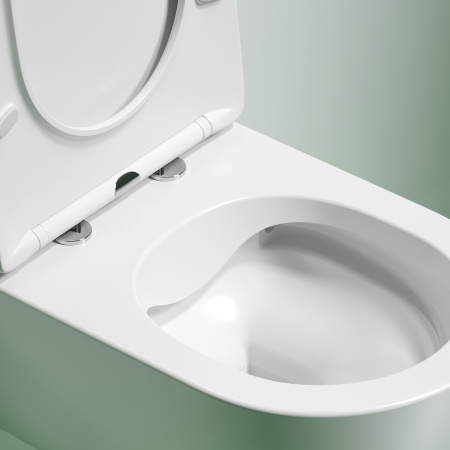 Унитаз подвесной безободковый Ceramica Nova Modena Rimless CN6063MW белый матовый