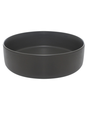 Раковина накладная 35.5см AQUAme AQM5012MDG серый матовый