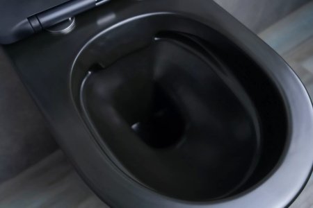 Унитаз подвесной безободковый GID Bm2198, черный матовый