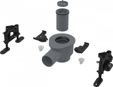 Сифон Alcaplast APZ-S12 серый