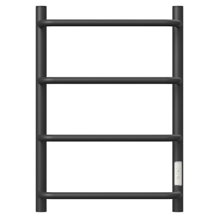 Полотенцесушитель электрический Point PN08846B П4 400x600 диммер справа, черный матовый