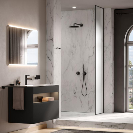 Встраиваемая душевая система Keuco IXMO 59602370001 черный матовый