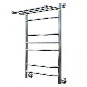 Полотенцесушитель водяной Тругор Браво серия 3 80х50 хром, с полкой