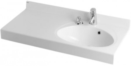 Раковина подвесная 100см Акватон Отель 1A70073NOT01L белый