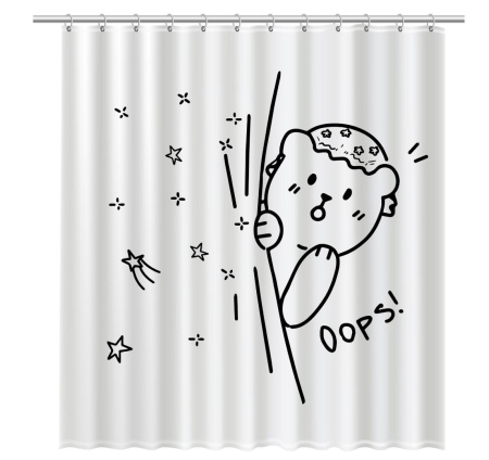 Шторка для ванной Fixsen Teddy Oops FX-2505