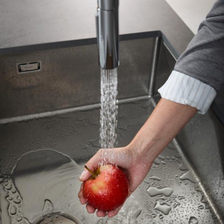 Смеситель для кухни Hansgrohe Aquno Select M81 73831000 хром