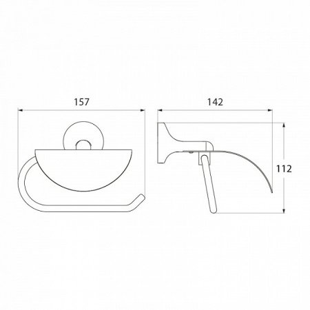 Держатель туалетной бумаги IDDIS Mirro MIRMBC0I43 хром