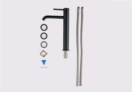 Смеситель для раковины Aquatek Европа AQ1304MB черный матовый