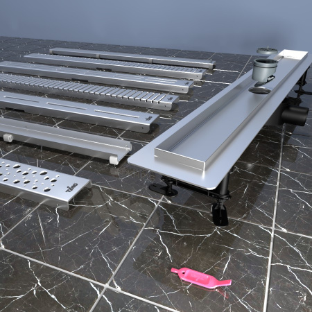 Душевой лоток TIMO Drain Protect DP20800-DR20800, сатин