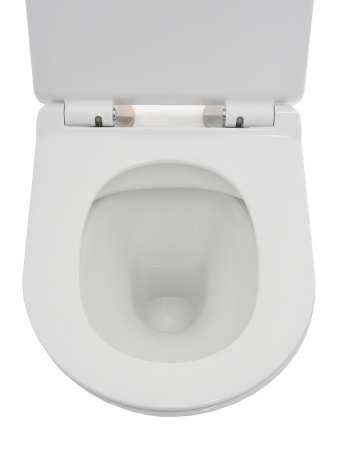 Унитаз подвесной безободковый AQUAme AQM2005 белый, с сиденьем микролифт