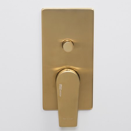 Смеситель для ванны с душем WasserKraft Aisch 5561 золото матовое