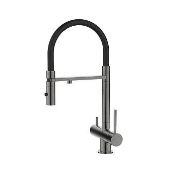 Смеситель для кухни IDDIS Ace ACEGMFFi05 графит