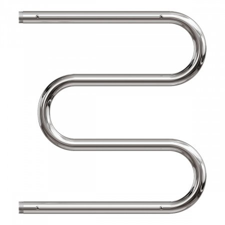 Полотенцесушитель водяной Point PN38555P 500x500 М-образный с полкой, хром