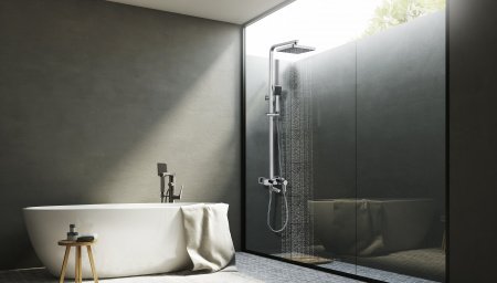 Душевая стойка Lemark Tropic LM7004C хром