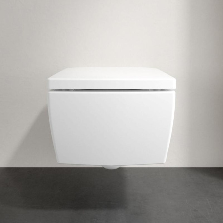 Унитаз подвесной безободковый Villeroy&Boch Memento 2.0 4633R0R1 без сиденья с покрытием CeramicPlus