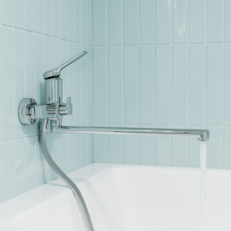 Смеситель для ванны IDDIS Parker PARSB02i10WA хром глянцевый