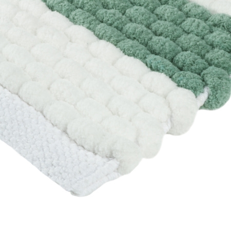Коврик для ванной 1-ый Fixsen AMBER, FX-8040Y, mix (зеленый+св.зеленый+белый), 50х80см