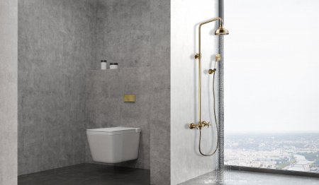 Душевая стойка Lemark Vintage LM2860B бронза