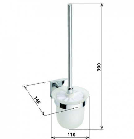 Ершик для унитаза Bemeta Beta 132113012 Хром