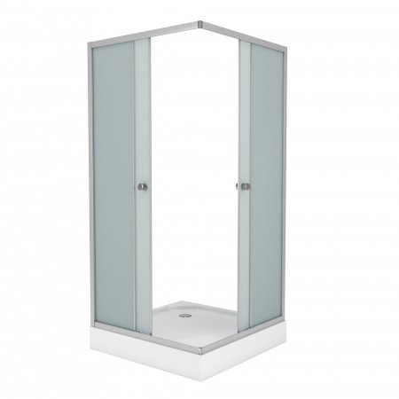 Душевой угол Niagara NG- 009-14Q 90x90x195 профиль хром матовый, стекло матовое