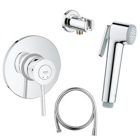 Гигиенический душ со смесителем Grohe BauClassic 124901 хром