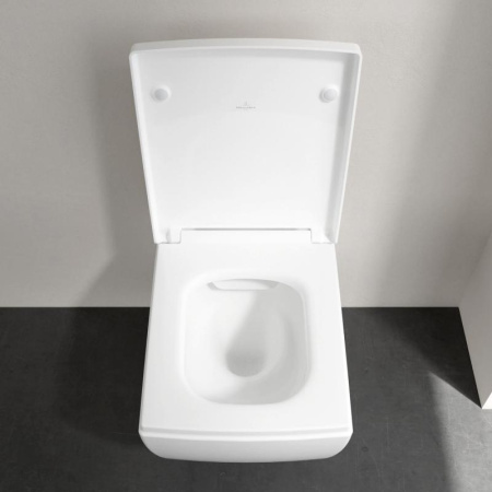 Унитаз подвесной безободковый Villeroy&Boch Memento 2.0 4633R0R1 без сиденья с покрытием CeramicPlus