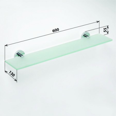 Полочка для ванной Bemeta Omega 104102042 Хром