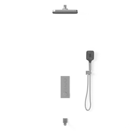Душевой комплект Vincea VSFW-433T1CH встраиваемый, термостатический, 3 режима, хром