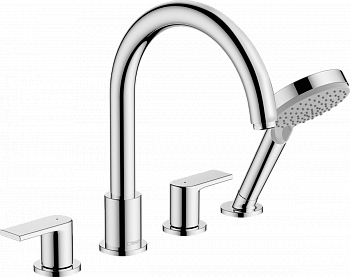 Смеситель для ванны с душем Hansgrohe Vernis Shape 71459000 хром