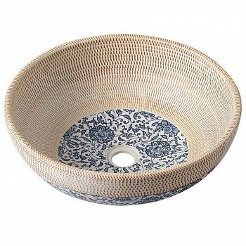 Раковина накладная 41см SAPHO PRIORI PI011 бежевый