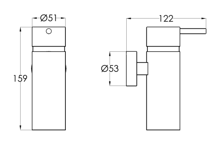 Дозатор жидкого мыла Benesque Lumiere 70010604 латунь брашированная