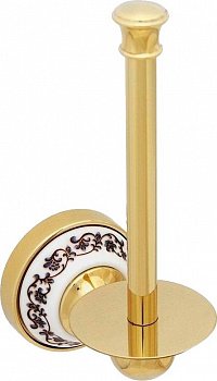 Держатель запасной туалетной бумаги Fixsen Bogema Gold FX-78510BG Золото Белый
