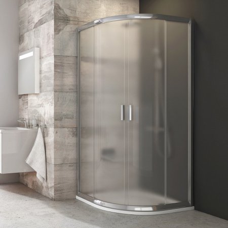 Душевой угол Ravak Blix BLCP4 90x90x190 профиль хром блестящий, стекло матовое