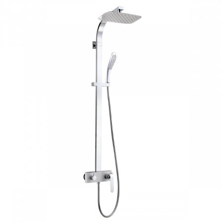 Душевая стойка Lemark Melange LM4960CW хром/белый