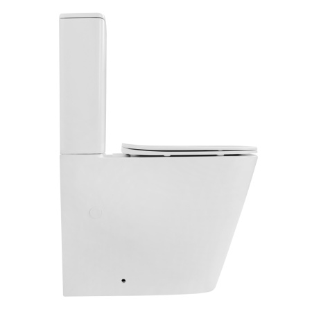 Унитаз ABBER Rechteck AC1210MW компакт белый матовый, безободковый