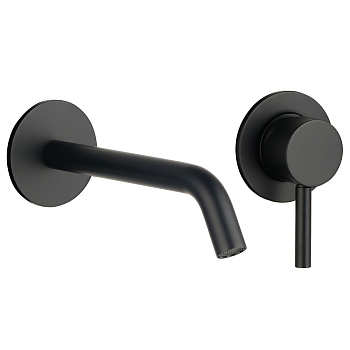 Смеситель для раковины AQUAme Siena AQM6215MB черный матовый