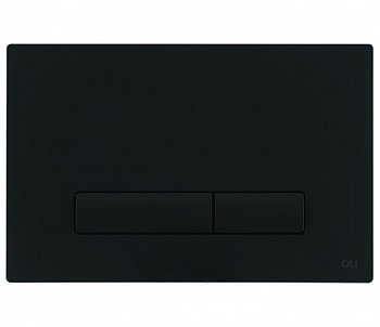 Кнопка смыва для унитазов OLI Pure 139181 черный матовый