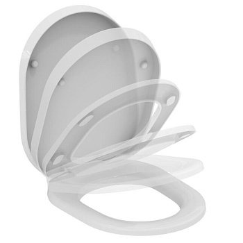 Крышка-сиденье Ideal Standard Tonic K706101 петли хром