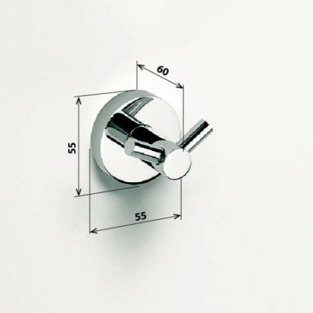 Крючок для полотенец Bemeta Omega 104106032 Хром