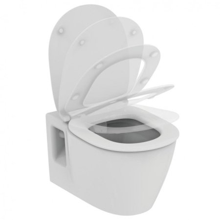 Промо-комплект 4 в 1 Ideal Standard с безободковым подвесным унитазом E822301 CONNECT Rimless  с сиденьем и крышкой E772401 CONNECT, встраиваемой инсталляцией R020467 PROSYS FRAME 120 M и механической панелью смыва R0108AA SOLEA M1