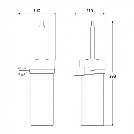 Ершик IDDIS Monet L027C хром